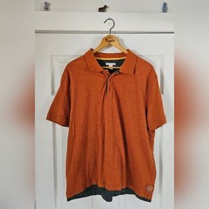 Carbon2Cobalt Men's Orange Catalyst Polo Shirt XL